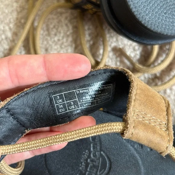 NARTILLA TUMBLED NUBUCK LEATHER GLADIATOR SANDALS - Picture 6 of 6